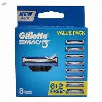Gillette MACH3 Cartridge - 6+2 Free - Regular
