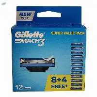 Gillette MACH3 Cartridge - 8+4 Free - Regular