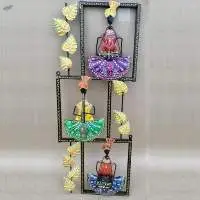 Metallic Wall Hanging Musician Handicraft