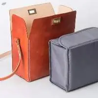 Canvas Leather Shoulder Travelling Camera Bag