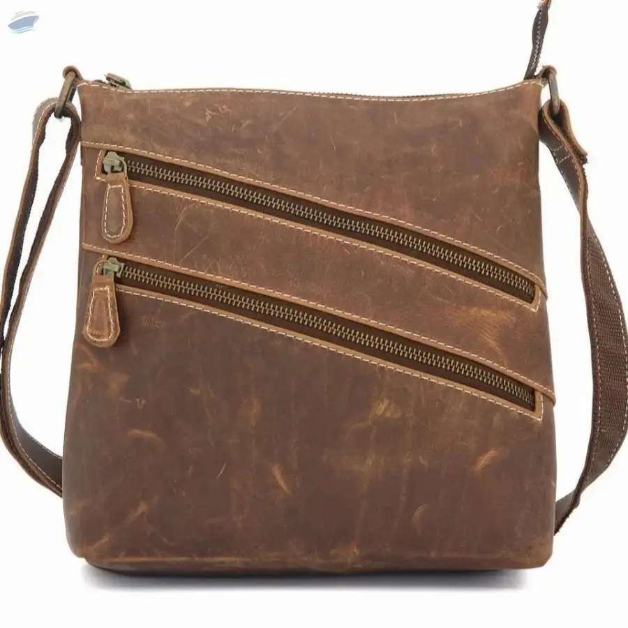Leather Handmade Office Travel Sling Bag