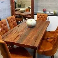 Oak Rustic Wood 120 Years Old Table
