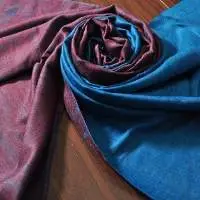 Fine Wool Reversible Stole