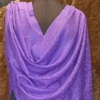 Fine Wool Crystal Stole 