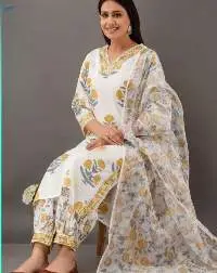 Afghani Pant Cotton Kurti