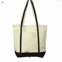 Cotton Canvas Zip Bag 12 Oz 375 Gsm