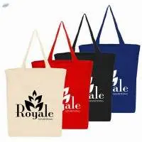 Promotional Canvas Tote Bag 5 Oz 150 Gsm