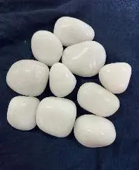 White Polished Pebbles Stone