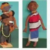 African Dolls And Wire Toys