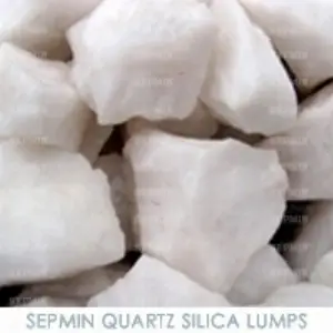 High Purity Silica Quartz Lumps A Grade