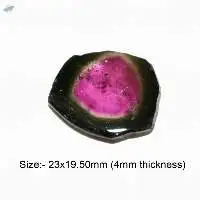 Watermelon Tourmaline Slices