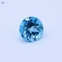 Swiss Blue Topaz Faceted Gemstone