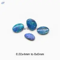 Australian Opal Doublet Smooth Mix Slices