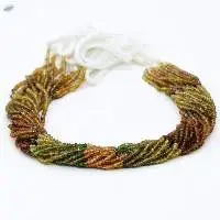 Petro Tourmaline 3mm Rondelle Faceted Beads