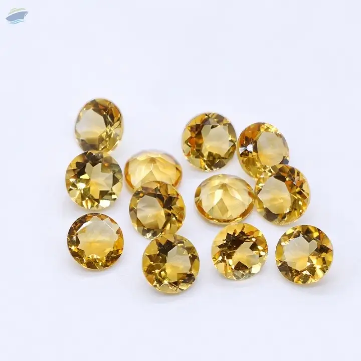 Citrine Faceted Gemstone