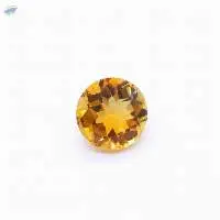 Citrine Checkerboard Gemstone