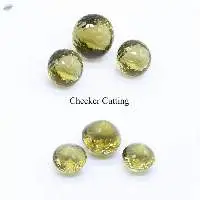 Olive Quartz Onion Briolette Pendant Set