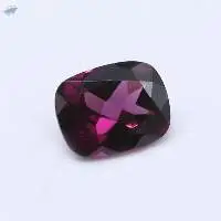 Rhodolite Faceted Gemstone