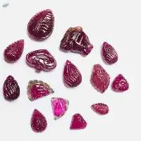 Rubellite Tourmaline Carved Gemstone