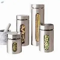 Air Tight Front Glass Containers