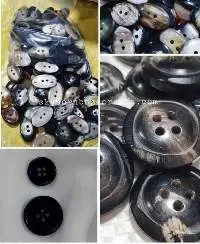 Finished Horn Buttons