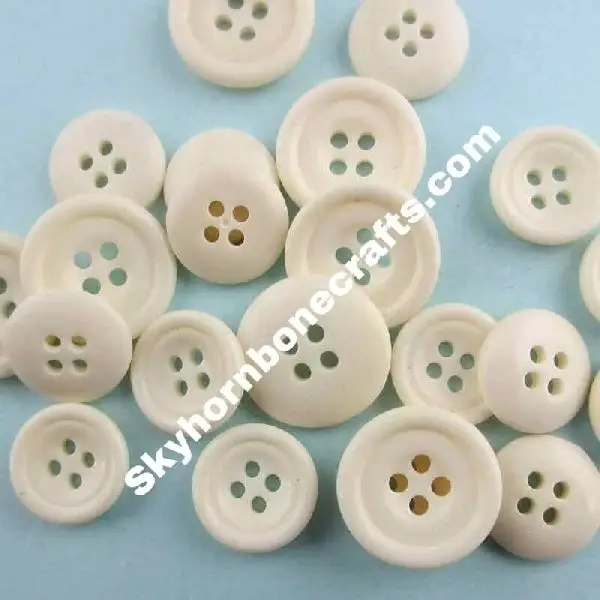 Finished Bone Buttons
