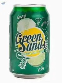 Green Sands Lime & Apple Flavoured Canned Drink.