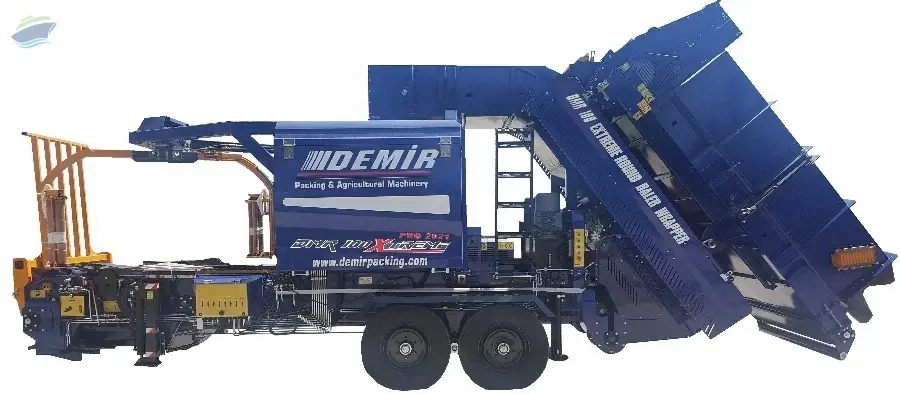 Maize Corn Silage Round Baler & Wrapper Machines
