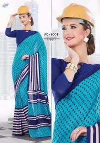 Uniform Saree