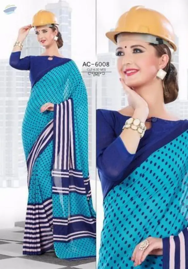 Uniform Saree