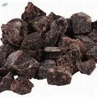 Black salt lumps