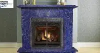 Lapis Lazuli Fireplace Surround