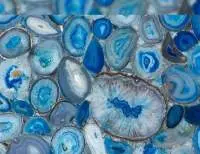 Blue Agate Brazilian Tiles, Slab & Surface
