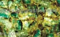 Emerald fluorite slab & surface