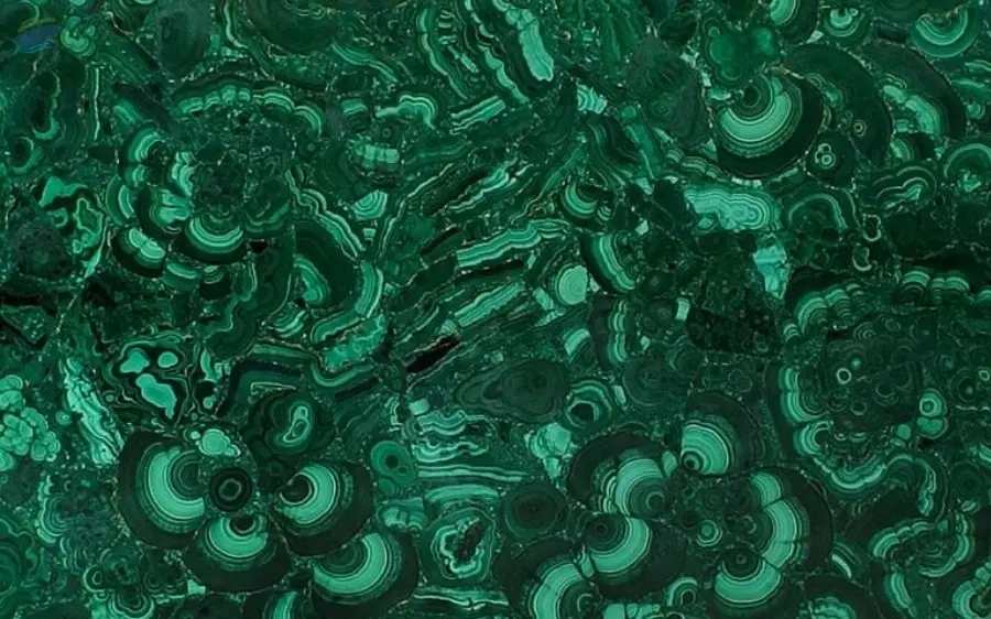 Malachite Precious Gemstone Slab