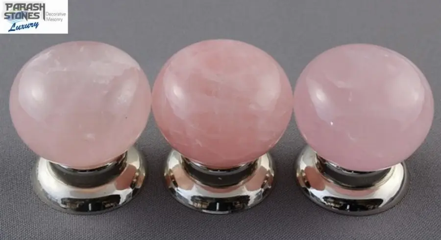 Rose Quartz Knobs