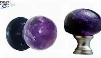 Amethyst Knobs