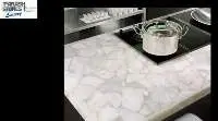 White Quartz Kitchen Counter