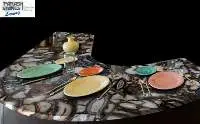 Black Agate Kitchen Countertop