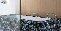 Blue Agate Bathtub Surround