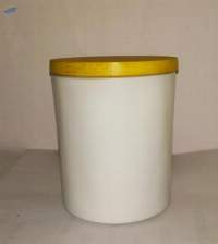 Matt White Empty Candle Jars