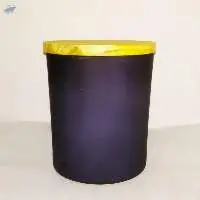 Matt Black Empty Candle Jars