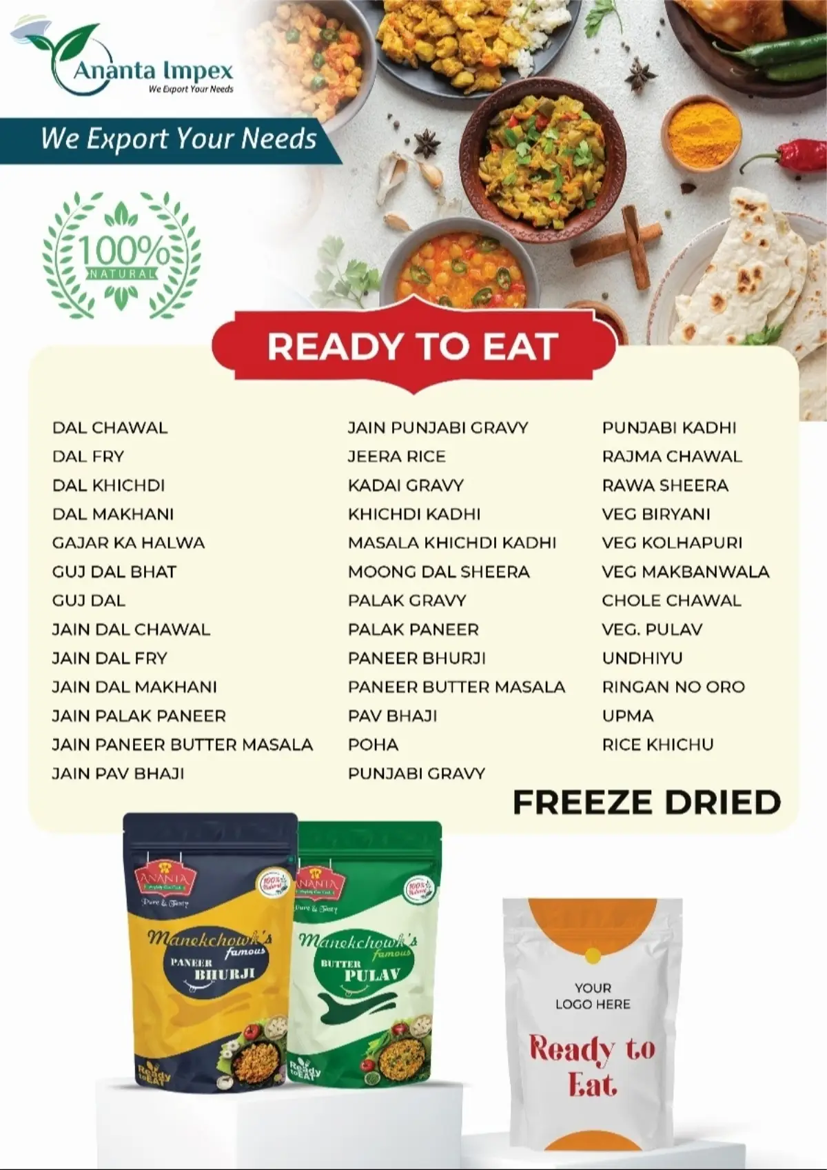 Ready To Eat Food