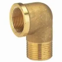 Brass Pipe Elbow Fitting & 90 Degree Adapter