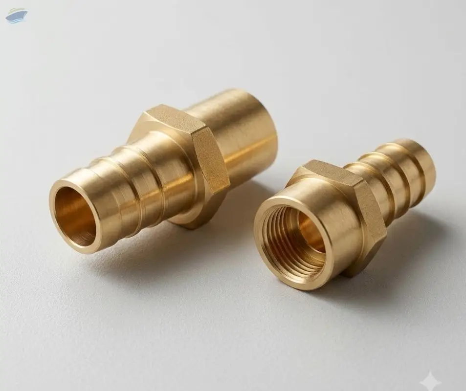 Brass Long Spray Nozzle & Hex Extension Pipe
