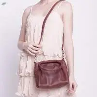 Adisher Genuine Leather Messenger Bag