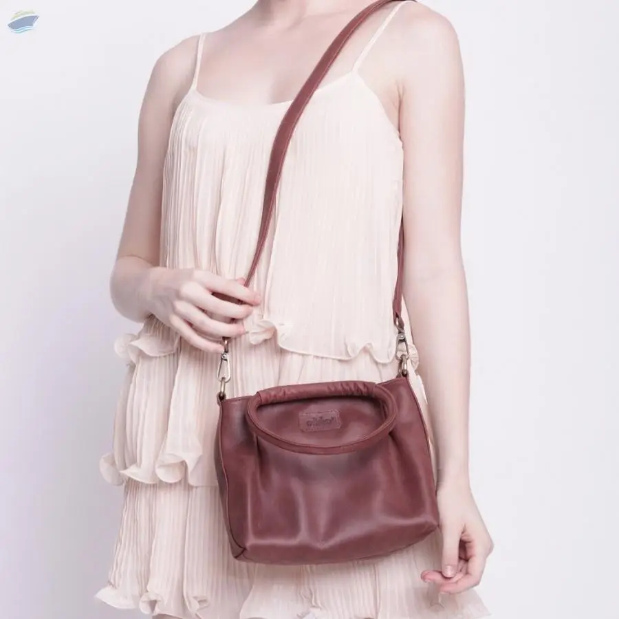 Adisher Genuine Leather Messenger Bag