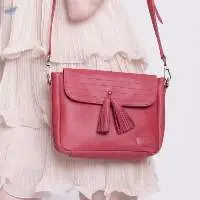 Adisher Leather Crossbody Shoulder Sling Bag