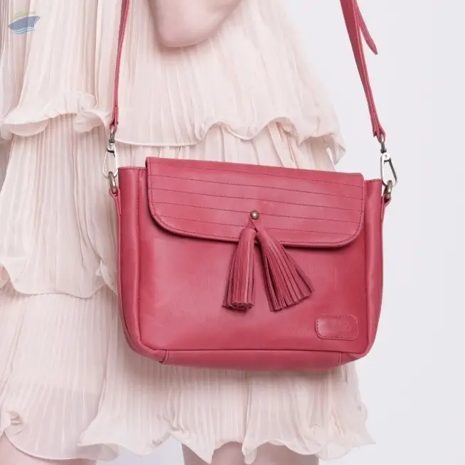 Adisher Leather Crossbody Shoulder Sling Bag
