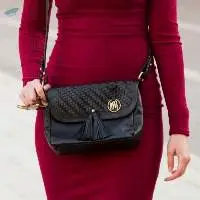 Adisher Genuine Leather Messenger Sling Bag